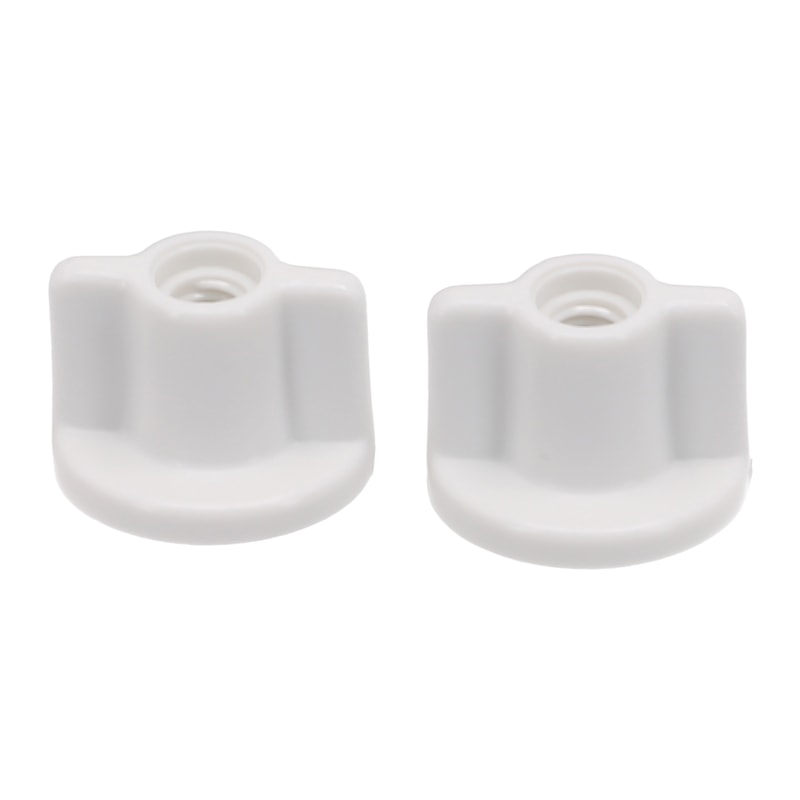 Durable Plastic Toilet Lid Rear Nut Replacement For Screws 3