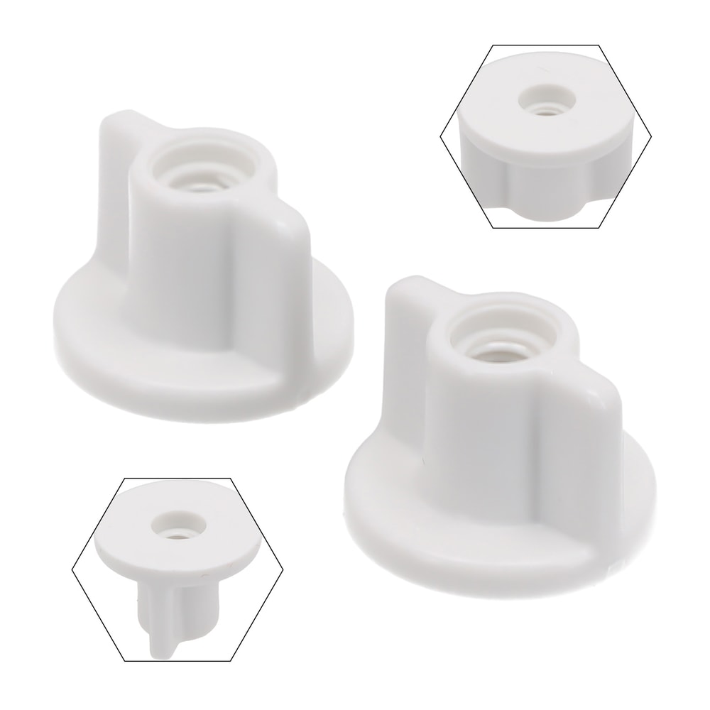 Durable Plastic Toilet Lid Rear Nut Replacement For Screws 6