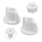 Durable Plastic Toilet Lid Rear Nut Replacement For Screws 6