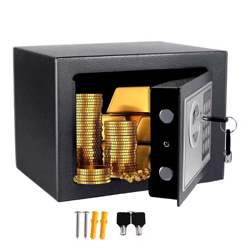 Compact Digital Keypad Safe Box Secure Your Home Office 1