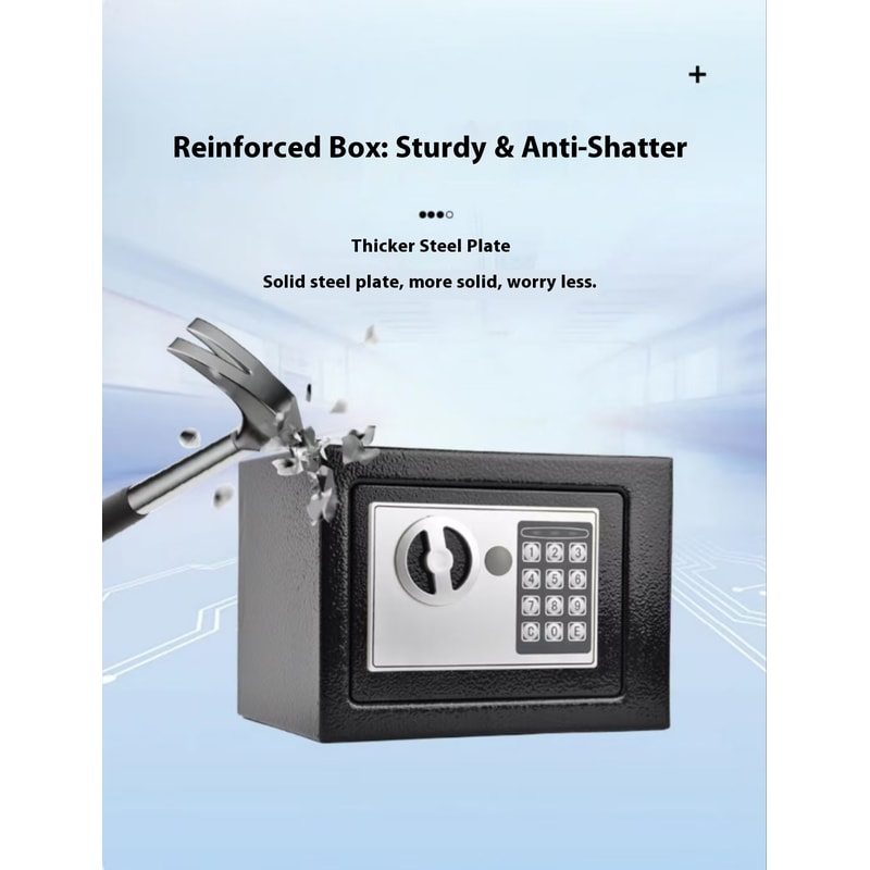 Compact Digital Keypad Safe Box Secure Your Home Office 3