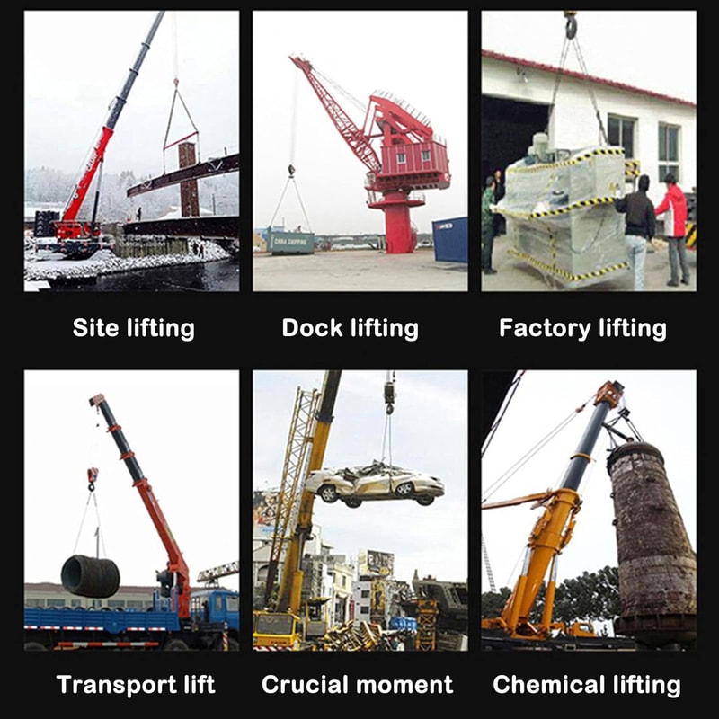 Heavy Duty Cargo Lifting Net Tear Resistant Hoisting Safety Net 3