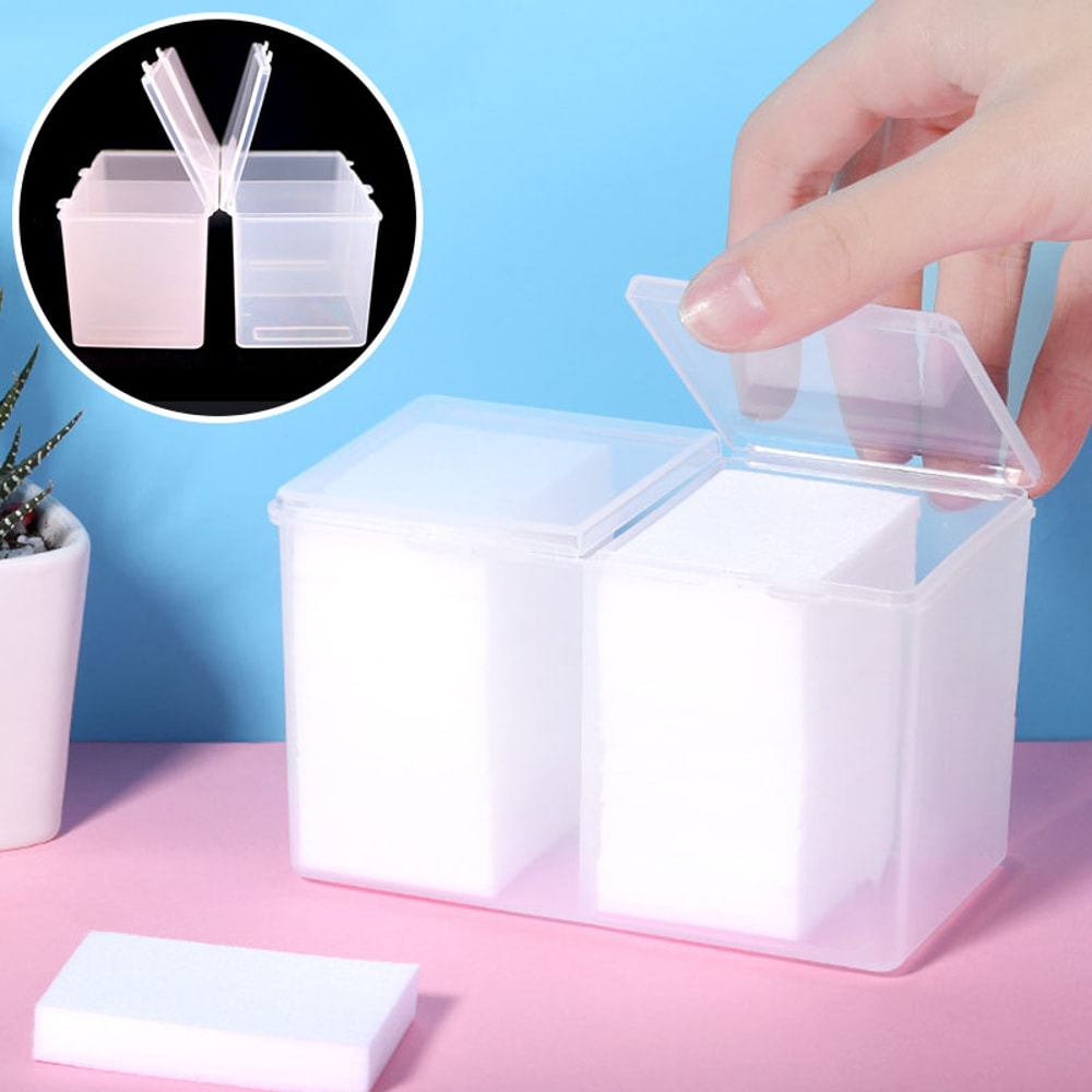 Dual Compartment Portable Storage Box For Nail Art Makeup Organizer 2