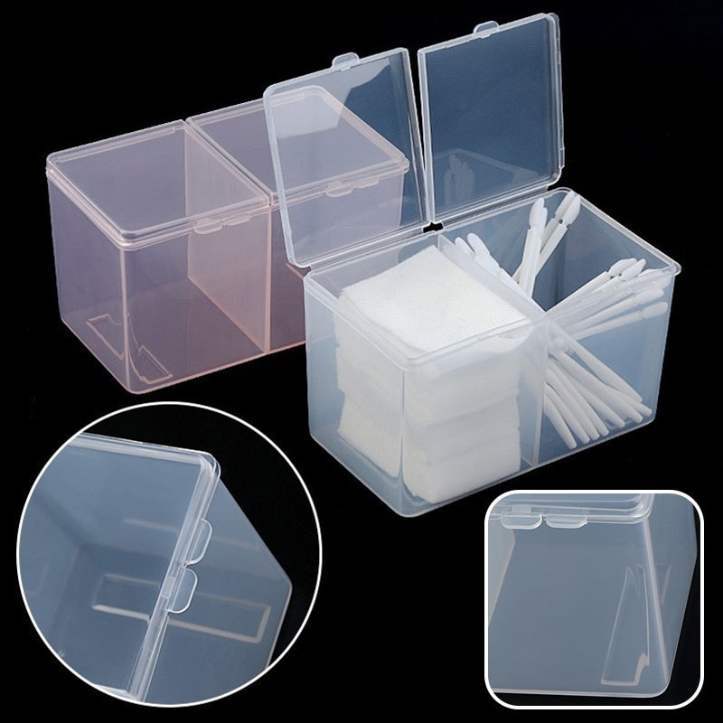 Dual Compartment Portable Storage Box For Nail Art Makeup Organizer 1