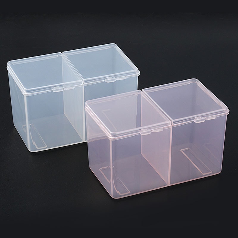 Dual Compartment Portable Storage Box For Nail Art Makeup Organizer 3