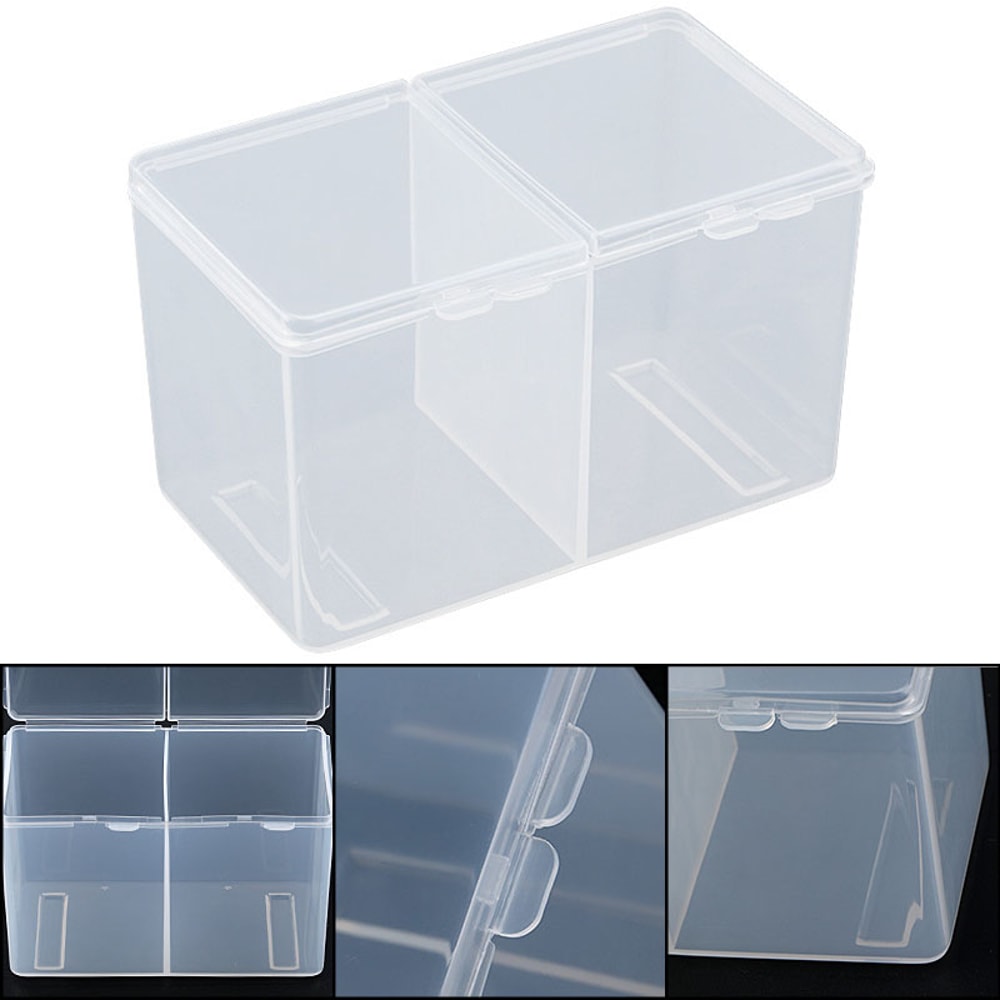 Dual Compartment Portable Storage Box For Nail Art Makeup Organizer 7