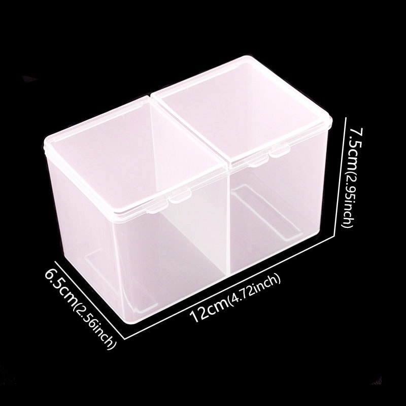 Dual Compartment Portable Storage Box For Nail Art Makeup Organizer 6