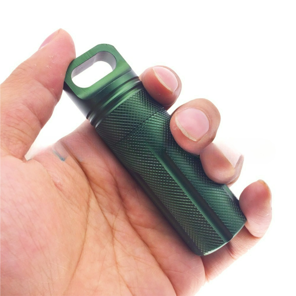 Premium CNC Machined EDC Waterproof Can Durable Airtight Survival Gear Storage Box