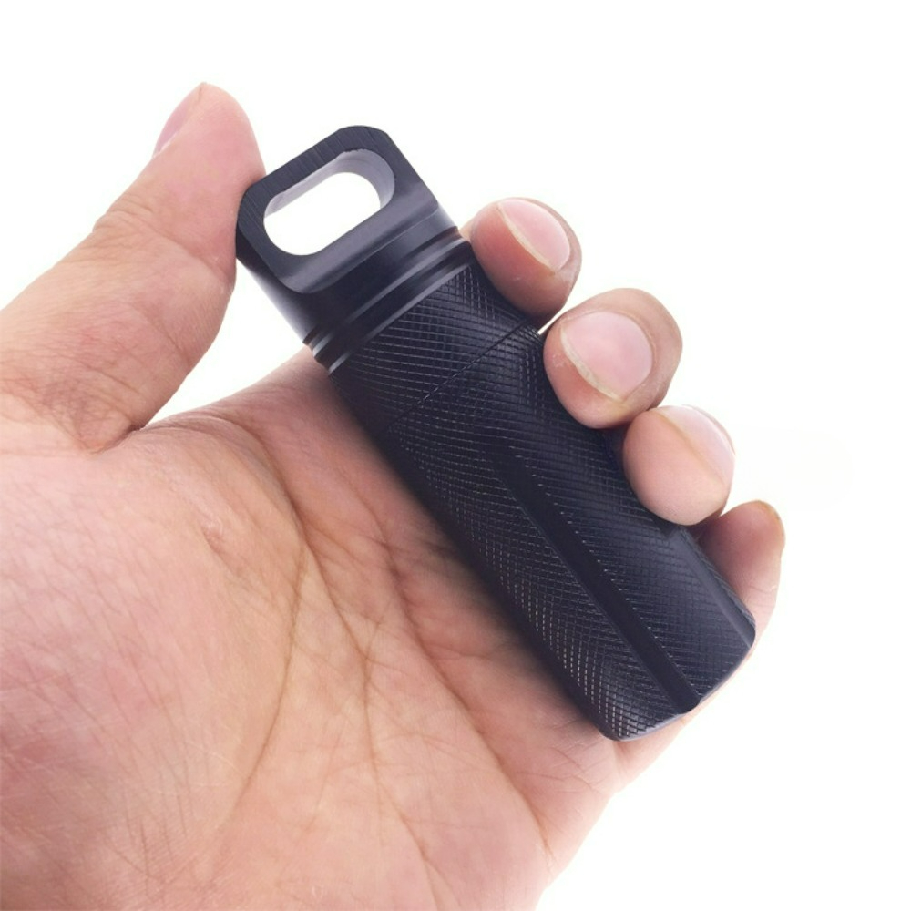 Premium CNC Machined EDC Waterproof Can Durable Airtight Survival Gear Storage Box