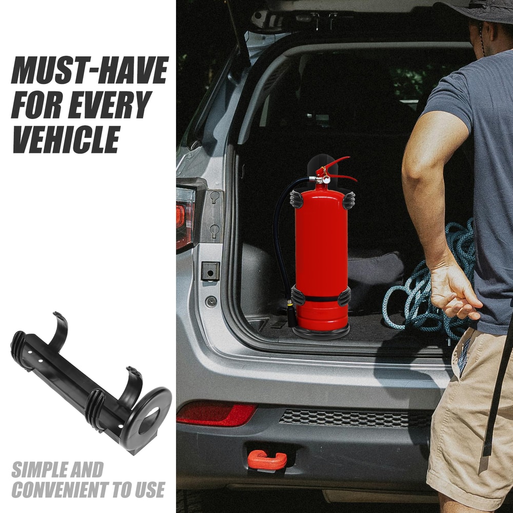 Back Seat Fire Extinguisher Mount For Car Durable Vehicle Safety Bracket 1
