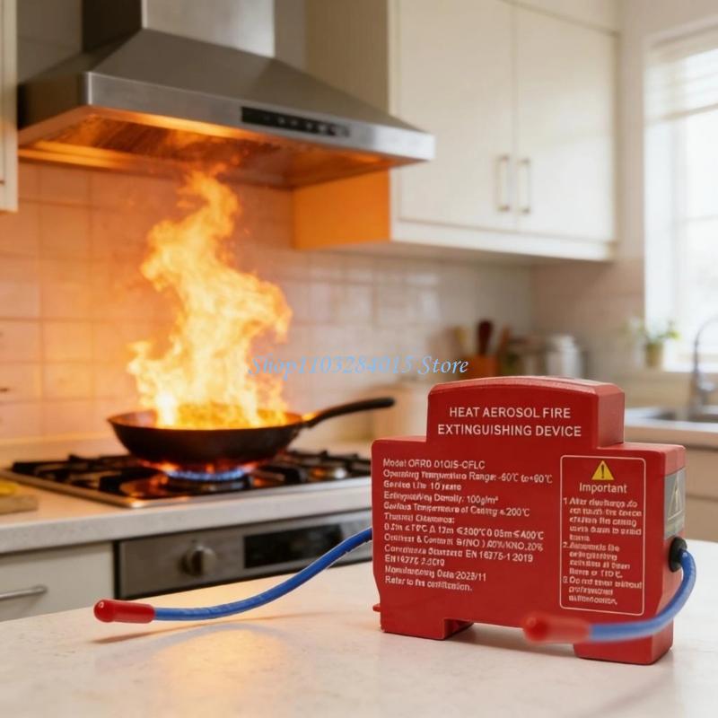 Compact Automatic Fire Extinguisher For Cabinets Appliances 3