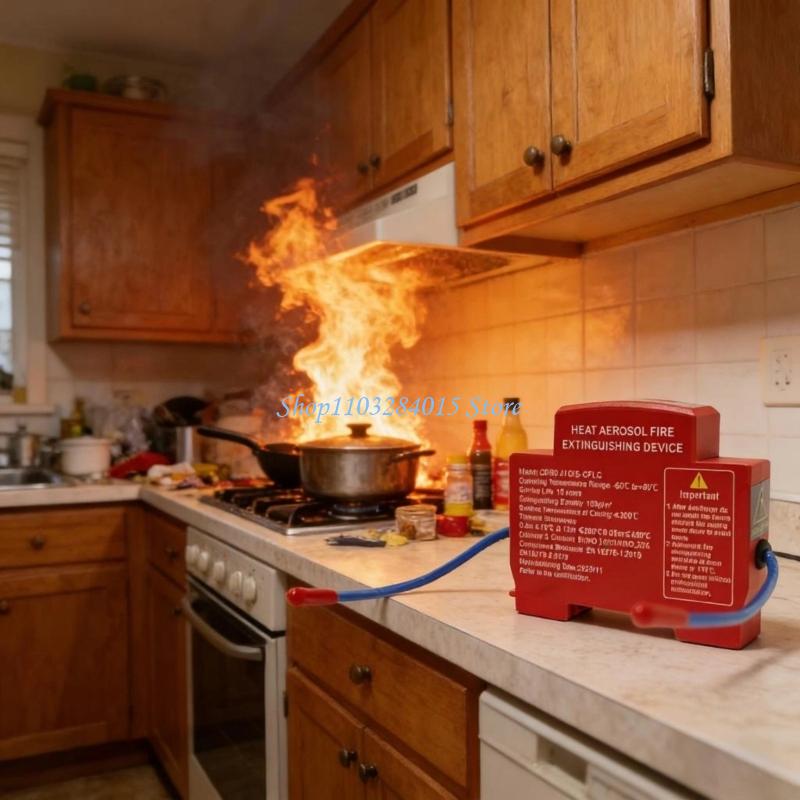 Compact Automatic Fire Extinguisher For Cabinets Appliances 4