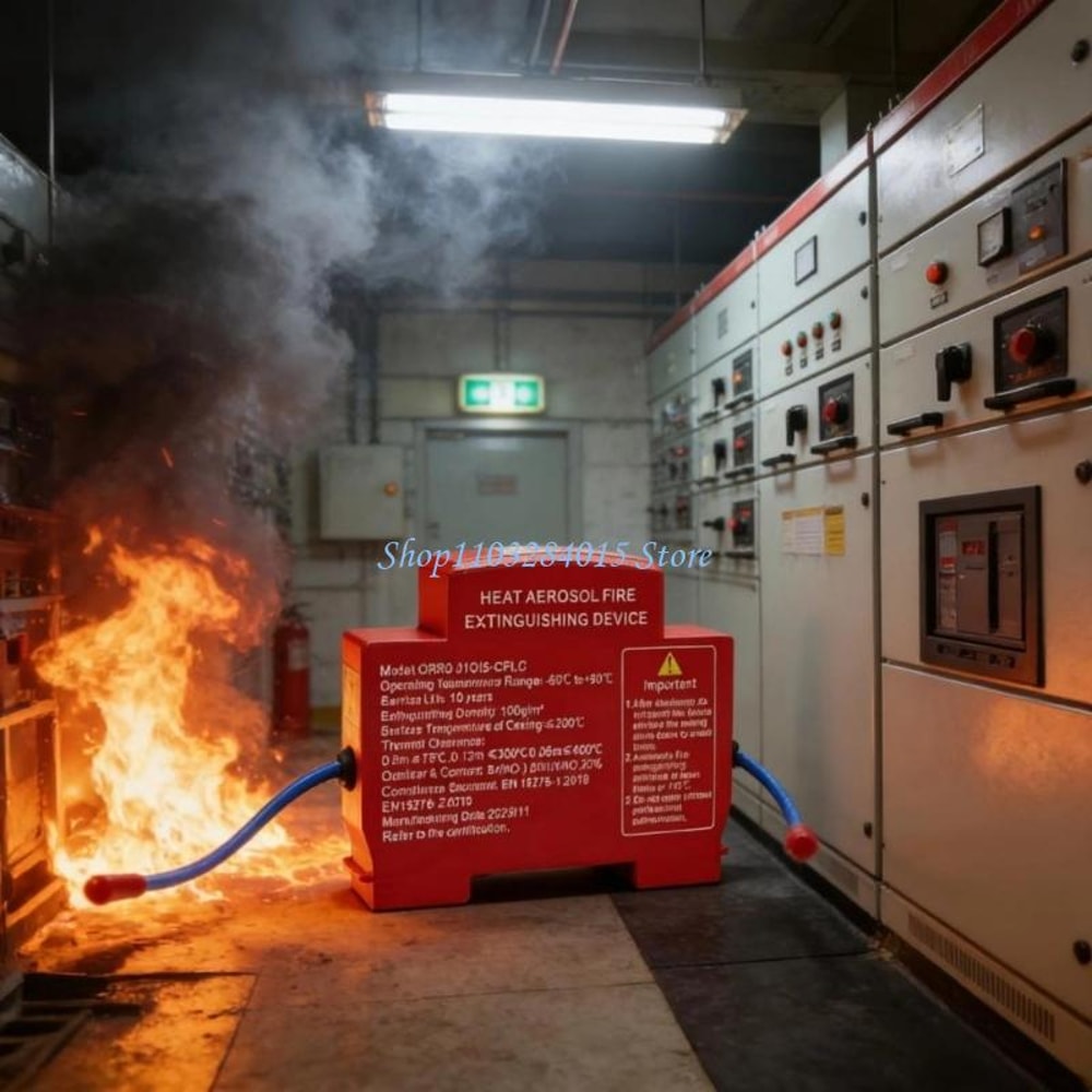 Compact Automatic Fire Extinguisher For Cabinets Appliances 1