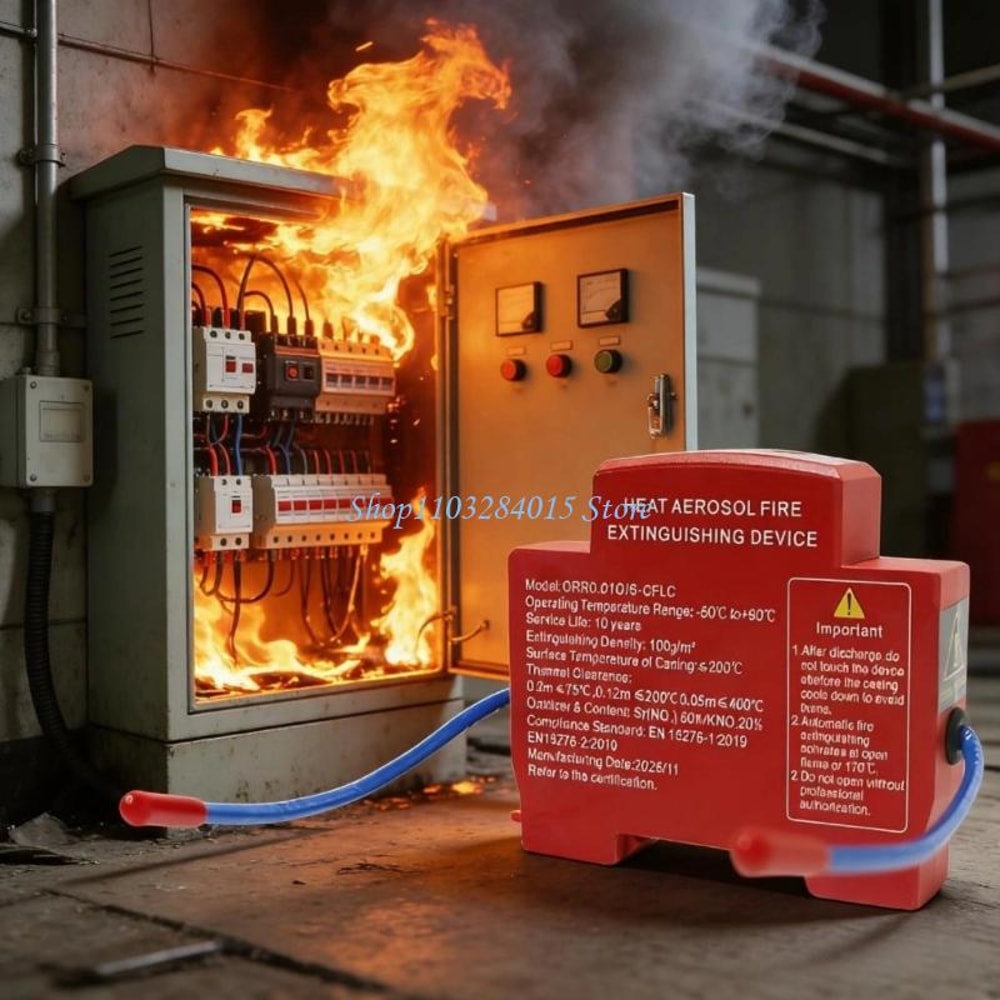 Compact Automatic Fire Extinguisher For Cabinets Appliances 5