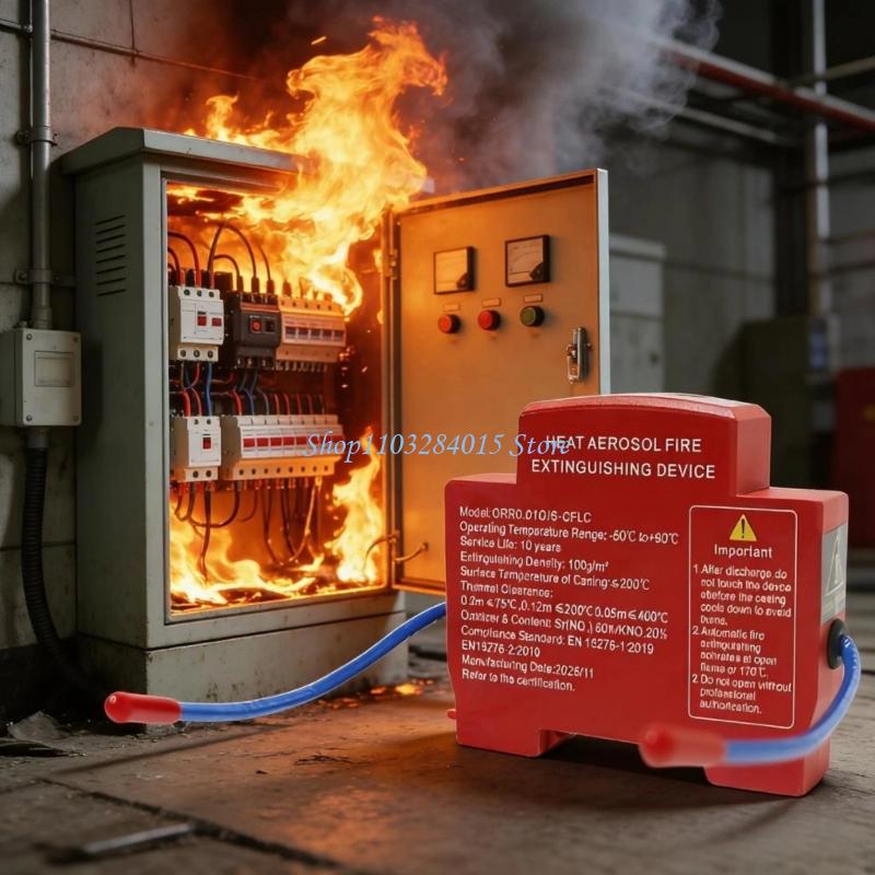 Compact Automatic Fire Extinguisher For Cabinets Appliances 5