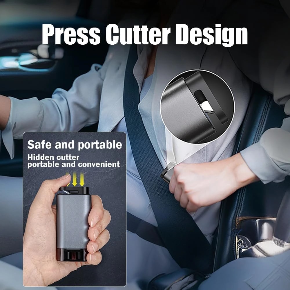 Car Emergency Escape Hammer With Window Breaker Seat Belt Cutter 6