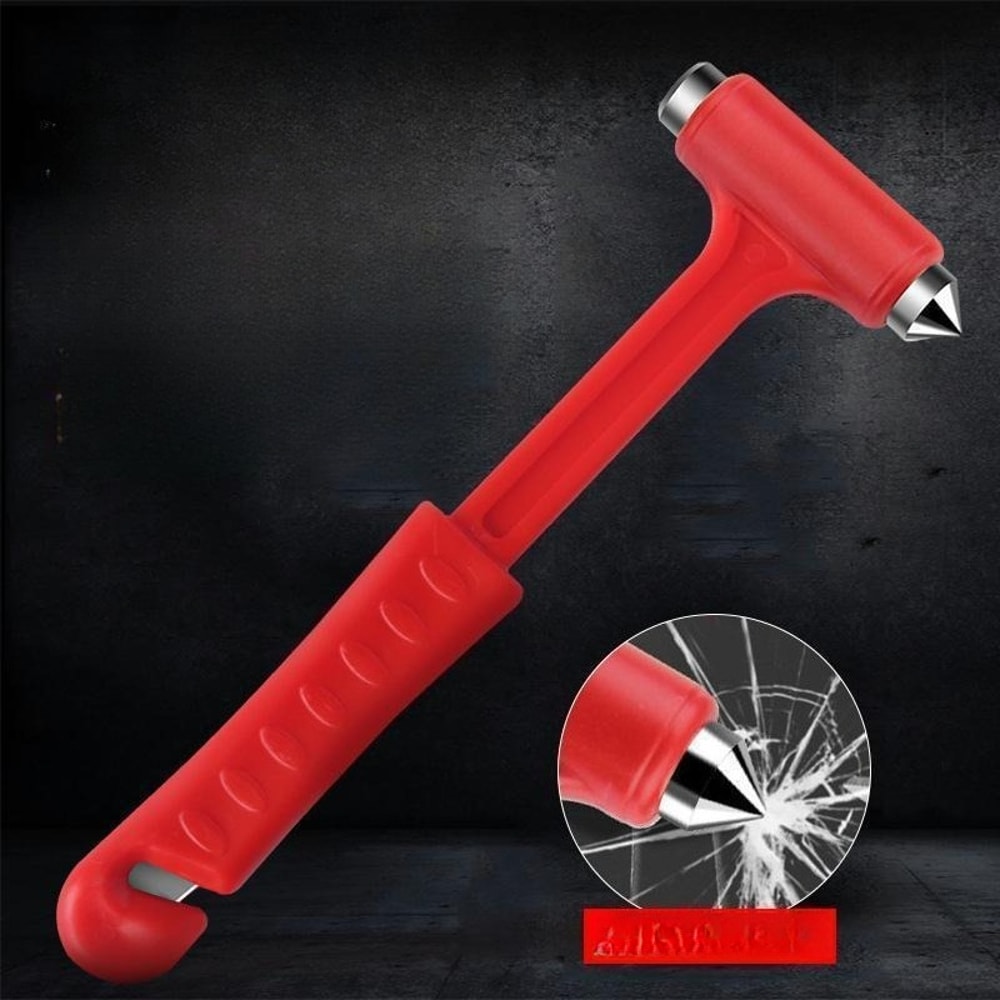 Compact Car Safety Hammer Multi Functional Vehicle Escape Tool With Window Breaker 0
