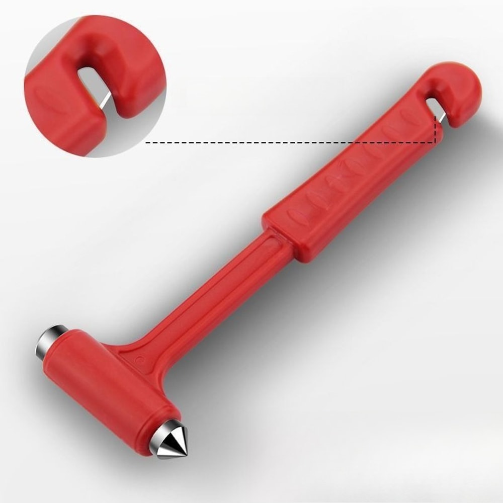 Compact Car Safety Hammer Multi Functional Vehicle Escape Tool With Window Breaker 4
