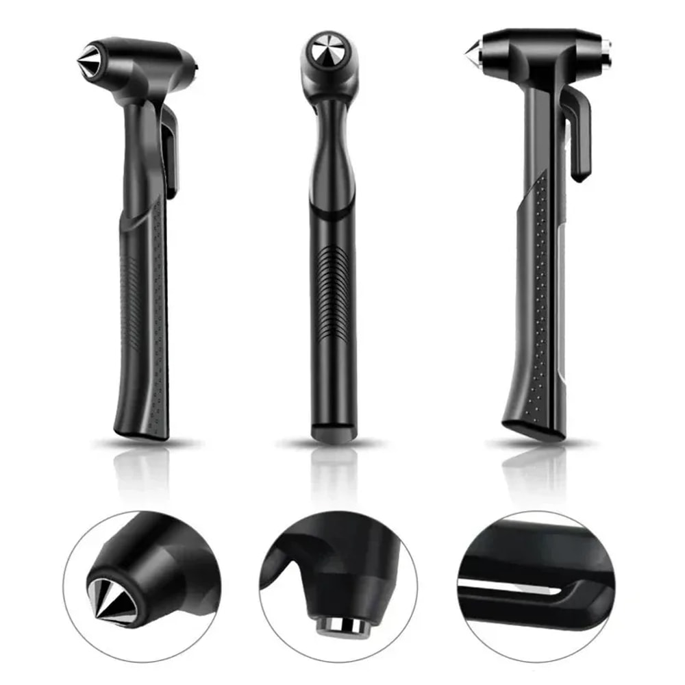 Emergency Car Safety Hammer With Window Breaker Seat Belt Cutter 4