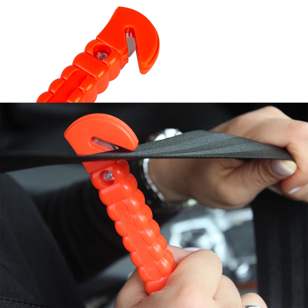 Car Safety Hammer with Seat Belt Cutter & Emergency Escape Tool
