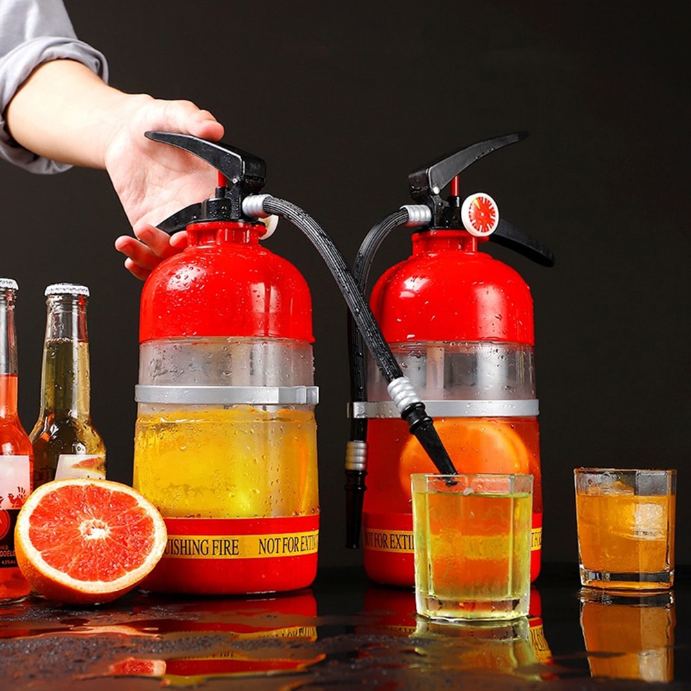 Fire Extinguisher Beer Dispenser Unique Party Drink Pourer Wine Pourer 0