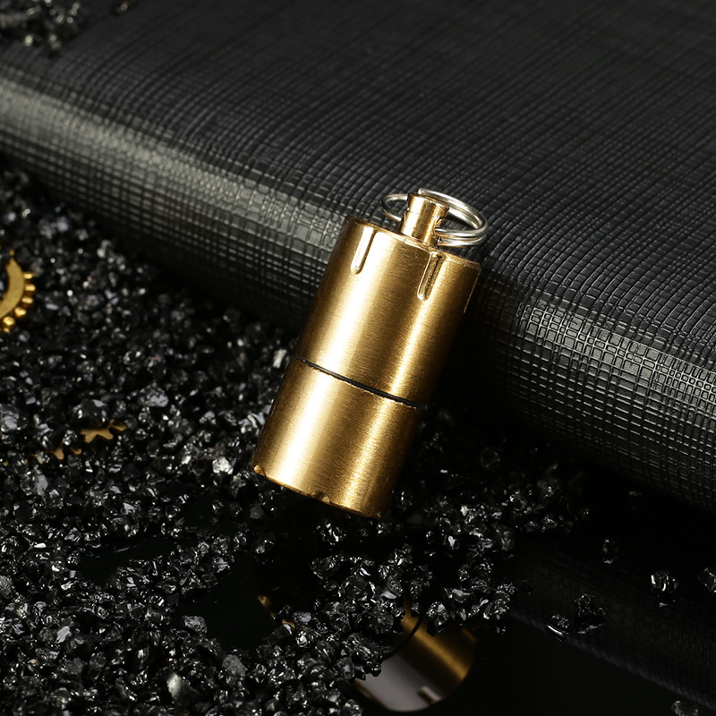 Mini Retro Kerosene Pocket Lighter Portable Fingertip Flame 6