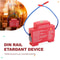 Compact DIN Rail Flame Retardant Distribution Box With Dual Line Protection 3