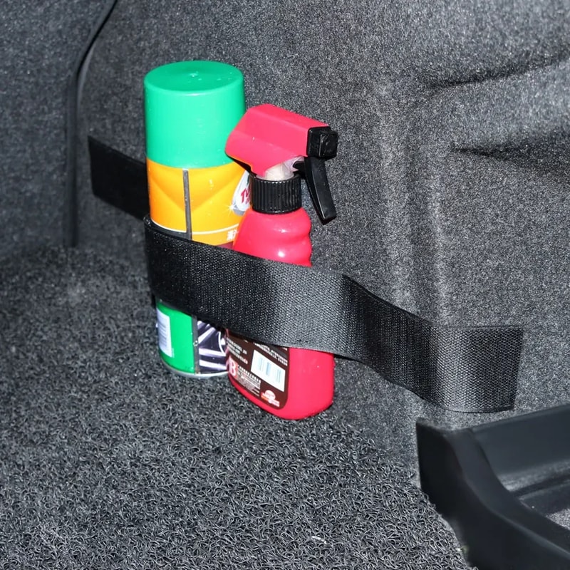 Heavy Duty Car Trunk Organizer Fire Extinguisher Fixing Belt 3
