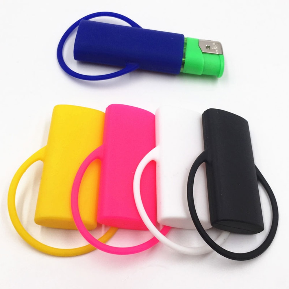 Silicone Lighter Case Gas Lighter Cover Cigarette Accessories 1
