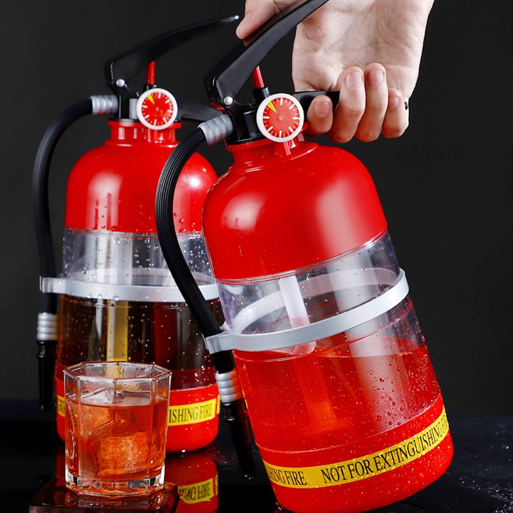 Creative Fire Extinguisher Beer Wine Dispenser Party Bar Accessory 1