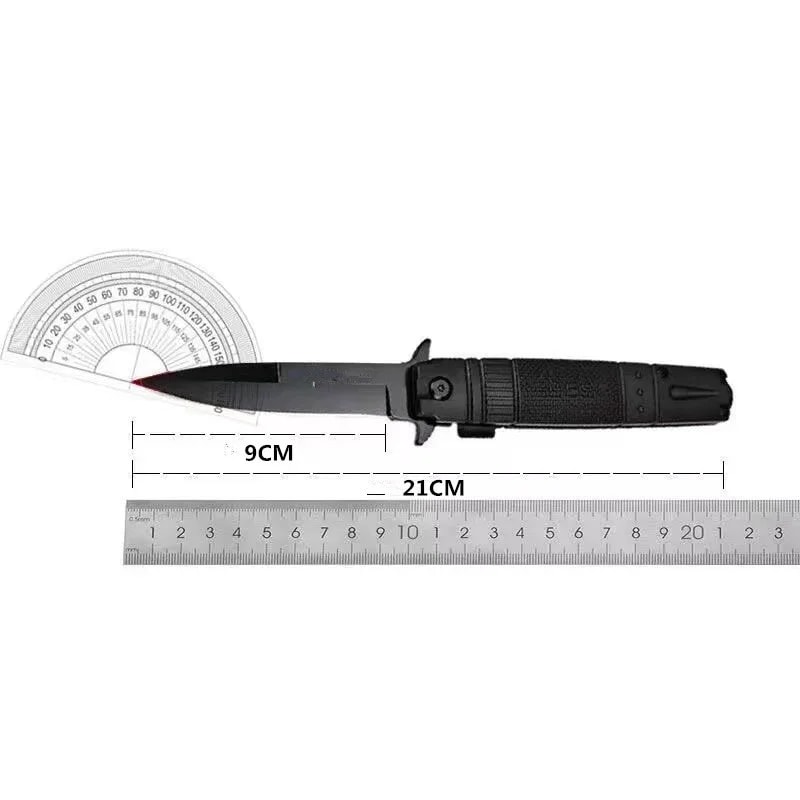 Premium Outdoor Stainless Steel Folding Knife Durable Survival Knife Portable EDC Tool 4