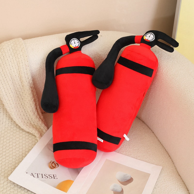 Creative Fire Extinguisher Plush Pillow Soft Stuffed Cushion For Home Car 0