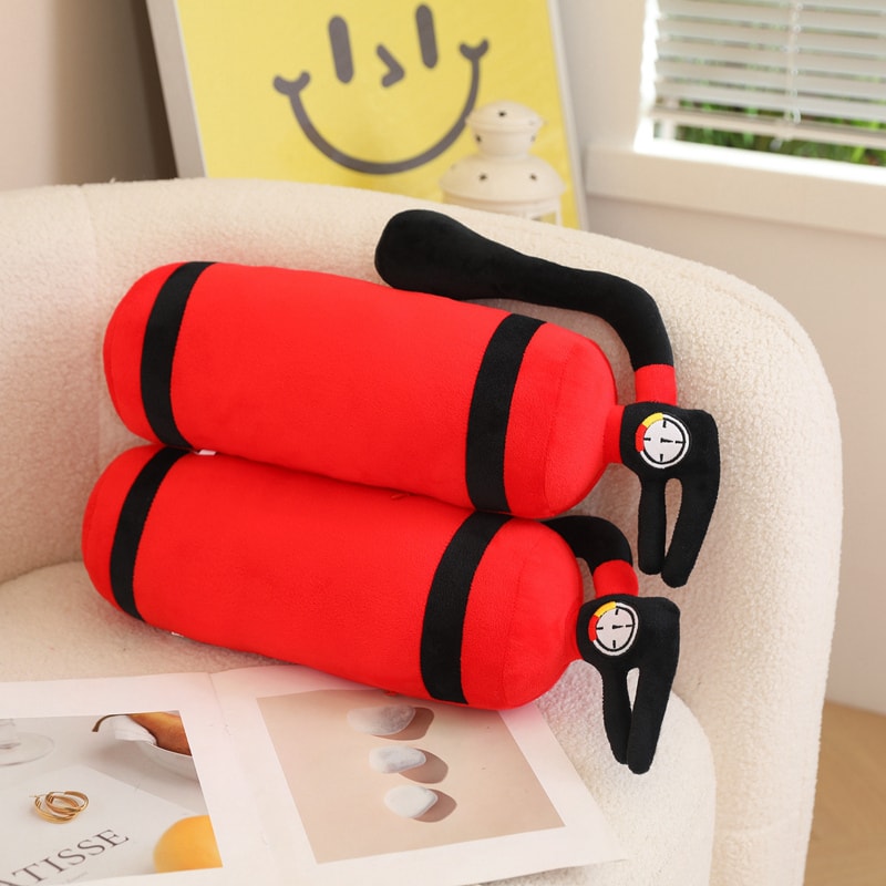 Creative Fire Extinguisher Plush Pillow Soft Stuffed Cushion For Home Car 3