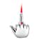 Jet Flame Torch Lighter Compact Windproof Metal Middle Finger Lighter For Men 3