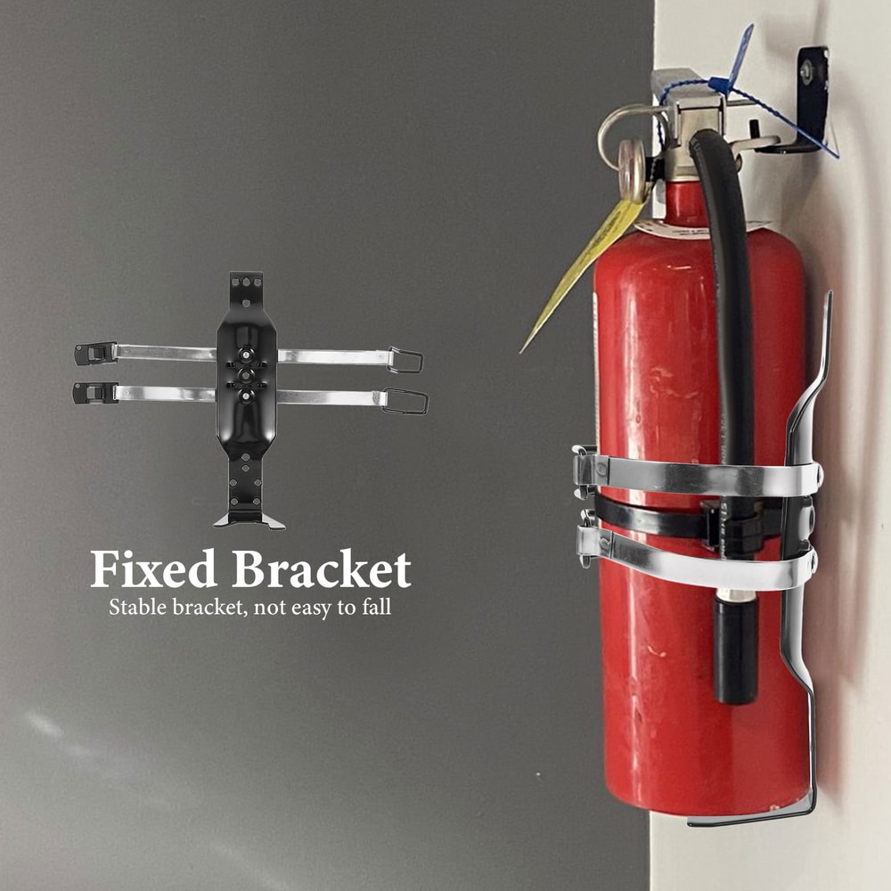 Professional Fire Extinguisher Wall Mount Rack Sturdy Fire Safety Holder