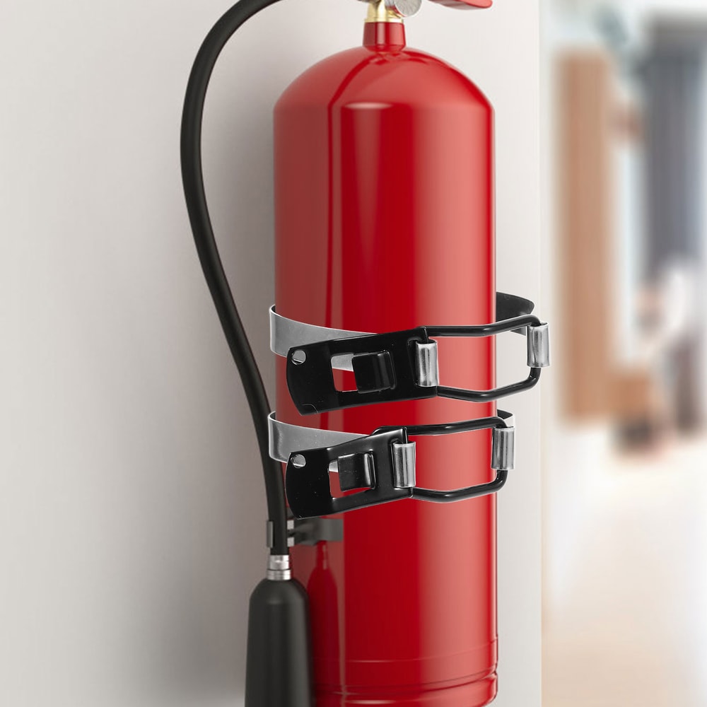 Professional Fire Extinguisher Wall Mount Rack Sturdy Fire Safety Holder