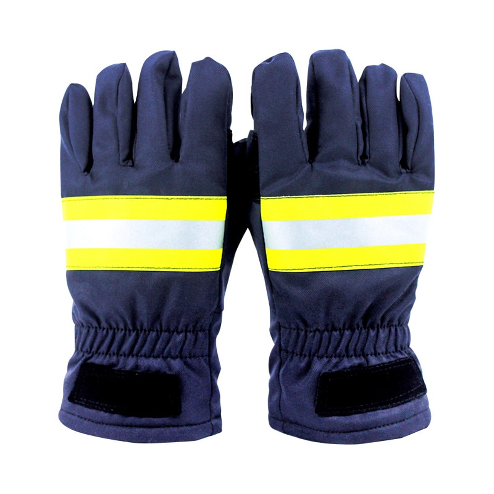 Firefighting Gloves Heat Resistant Flame Retardant For Emergency Rescue 0