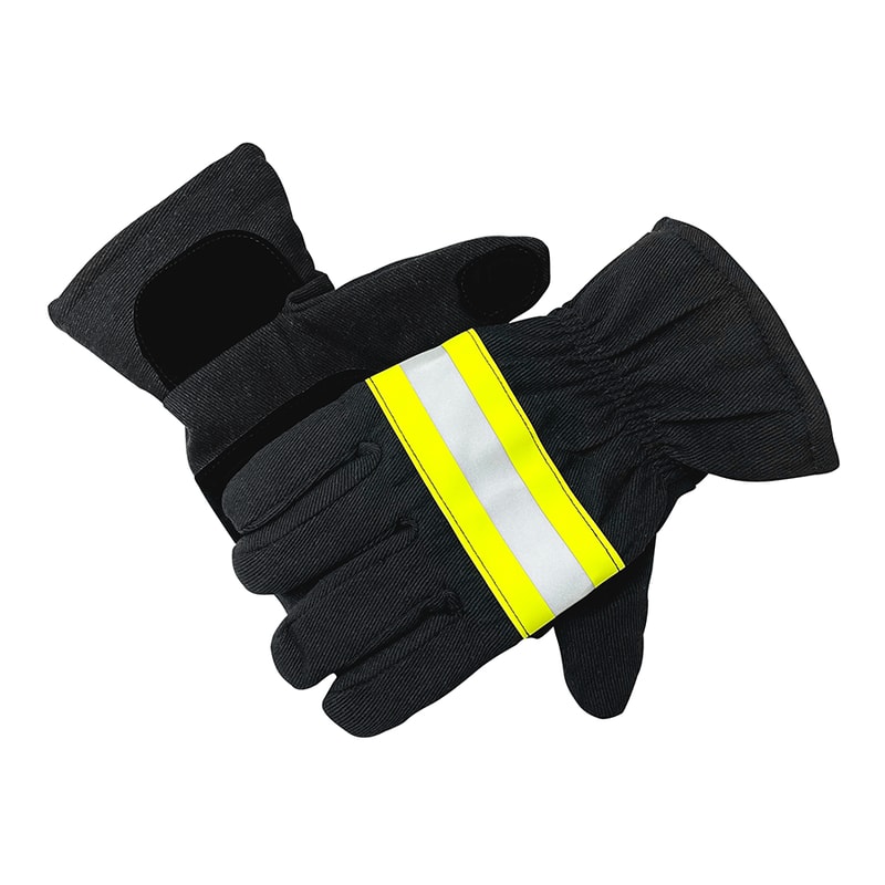 Firefighting Gloves Heat Resistant Flame Retardant For Emergency Rescue 1