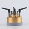 Portable Jet Fire Alcohol Stove Burner With Wooden Mat For Camping 4