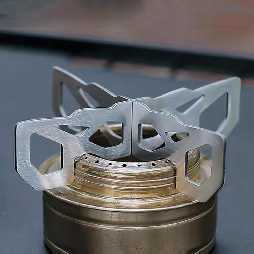 Lightweight Stainless Steel Camping Stove Stand For Outdoor Cooking 5