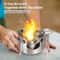 Portable Mini Backpacking Camp Stove With Folding Fire Cover High Combustion Efficiency 2