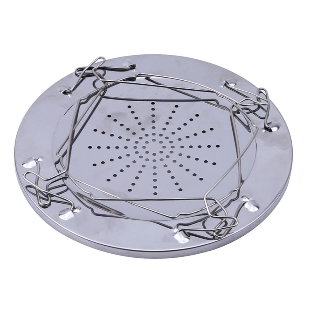 Portable Stainless Steel Camping Grill Rack Folding Outdoor Stove Stand 4