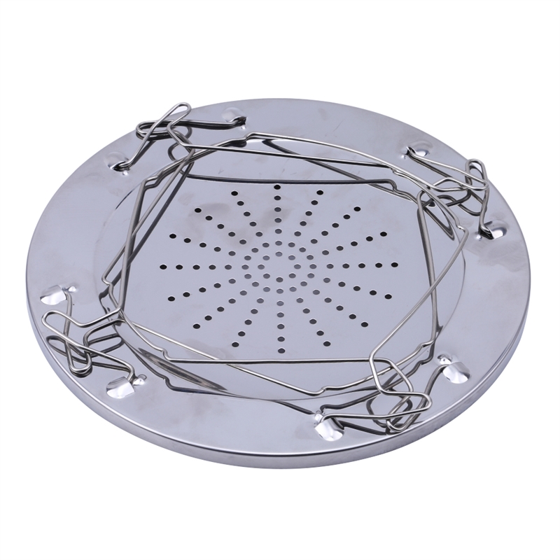 Portable Stainless Steel Camping Grill Rack Folding Outdoor Stove Stand 4