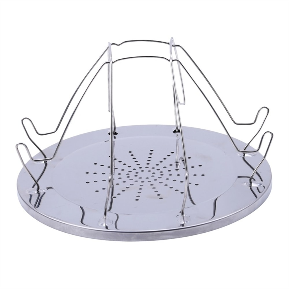 Portable Stainless Steel Camping Grill Rack Folding Outdoor Stove Stand 5