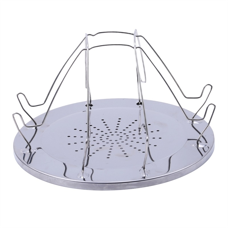 Portable Stainless Steel Camping Grill Rack Folding Outdoor Stove Stand 5