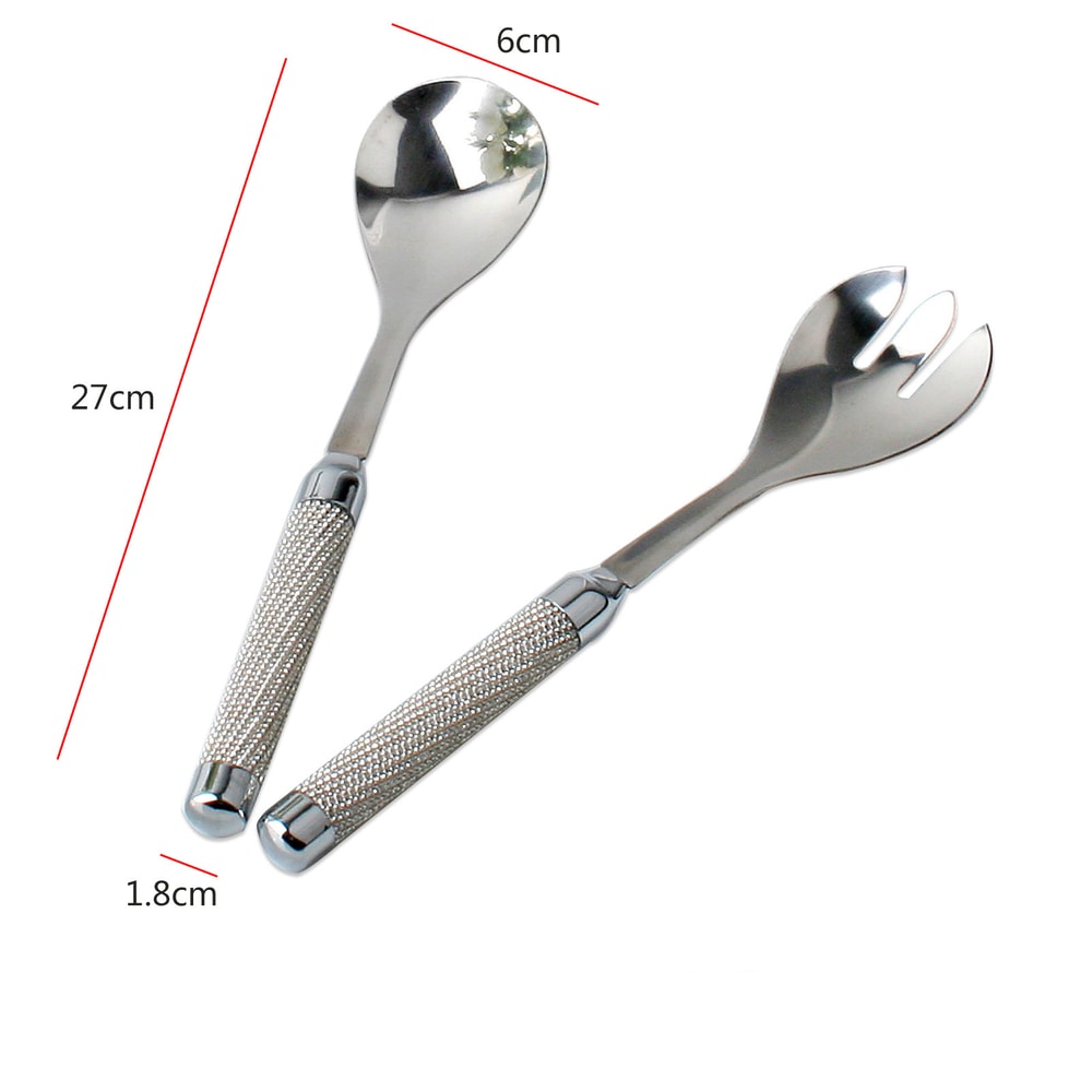 Premium Stainless Steel Dessert & Salad Utensil Set Cake & Fruit Forks Spoon