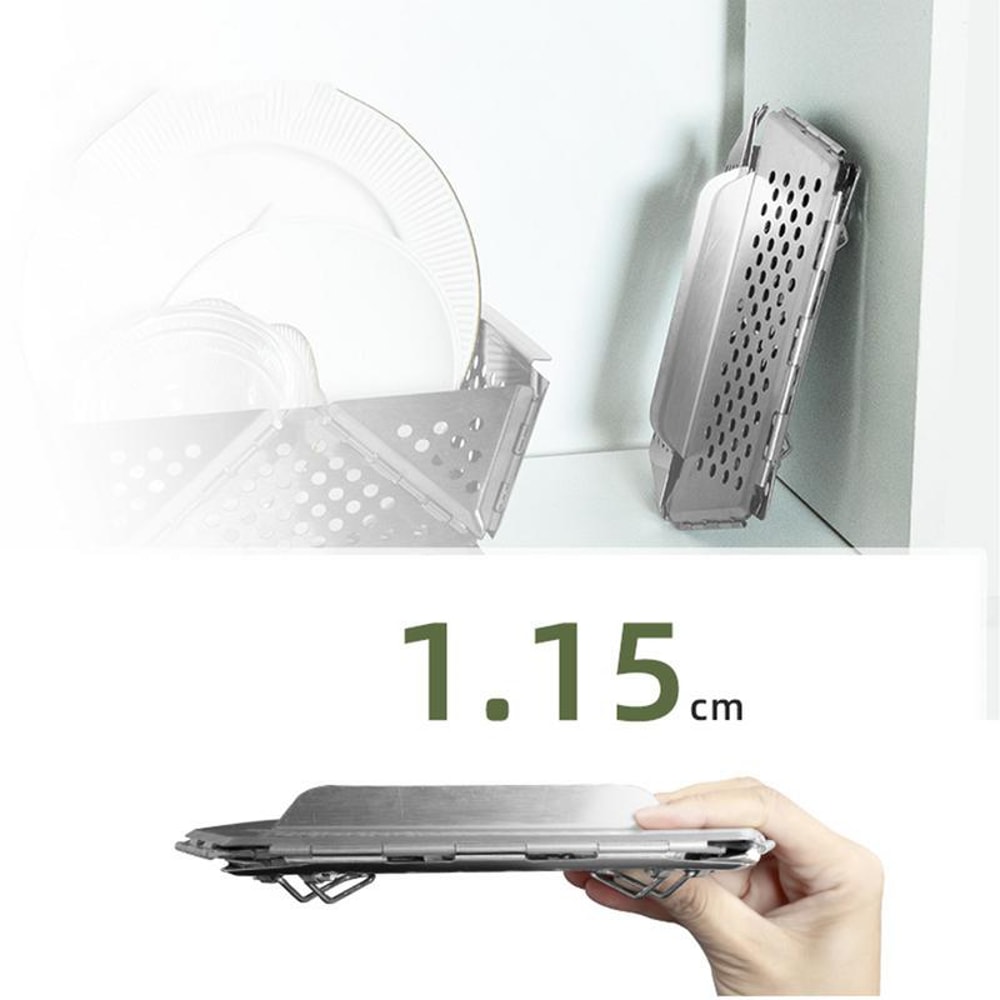 Portable Folding BBQ Stove Stainless Steel Fire Pit For Camping Picnics 5