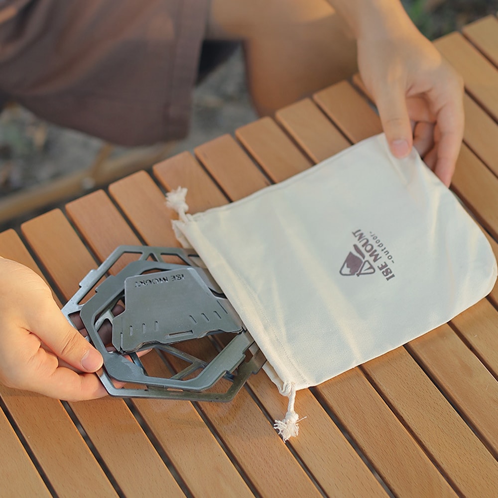 Removable Stainless Steel Camping Stove Windscreen For Portable Outdoor Cooking 1