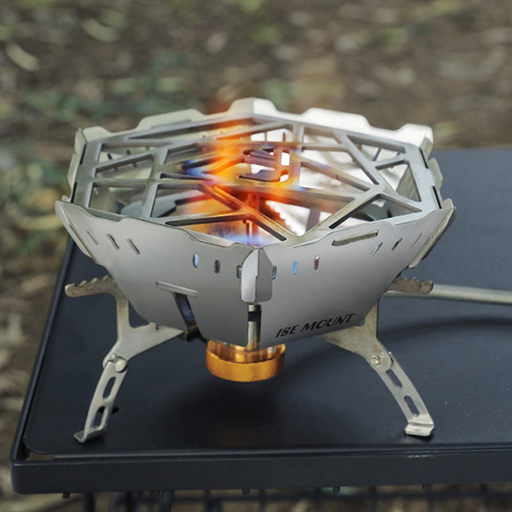 Removable Stainless Steel Camping Stove Windscreen For Portable Outdoor Cooking 5
