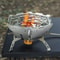 Removable Stainless Steel Camping Stove Windscreen For Portable Outdoor Cooking 5